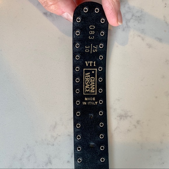 Vintage Gianni Versace belt early 1999s sz 30 - Picture 5 of 5